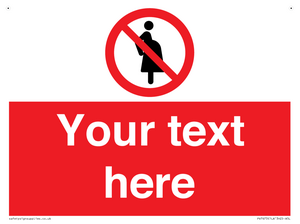 Custom prohibition not for pregnant women